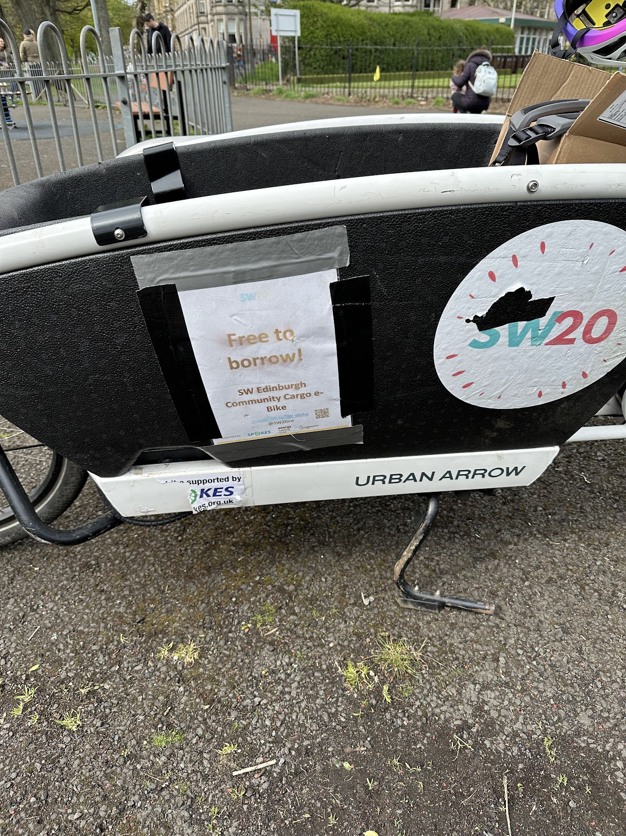 The community Urban Arrow in Edinburgh — free to borrow